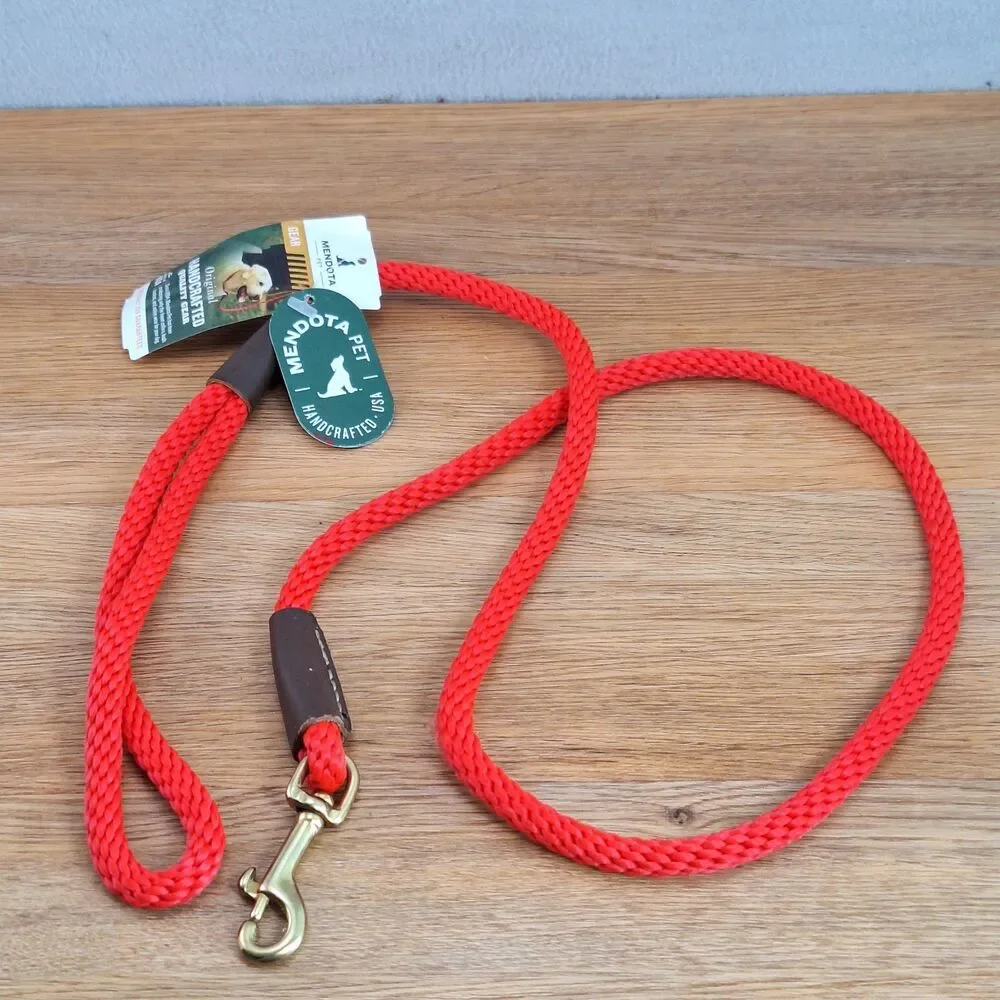 Mendota Snap Leash British Style Braided Dog Lead 3/4